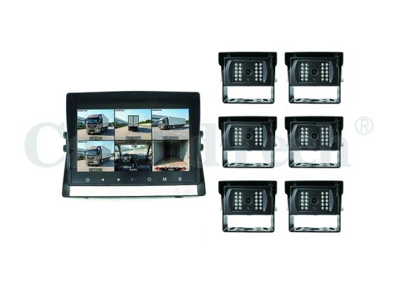 좋은 가격 6채널 인공지능 차량 모니터링 시스템, 10.1인치 HD IPS LCD 및 512GB SD 카드 녹화 온라인으로